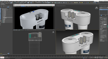 3ds Max V-Ray4.2凈水器產(chǎn)品渲染 從模型設(shè)計(jì)到高質(zhì)感效果圖的全流程解析